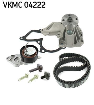 Pompe à eau + kit de courroie de distribution (Kit courroie de distribution) SKF ref. VKMC 04222